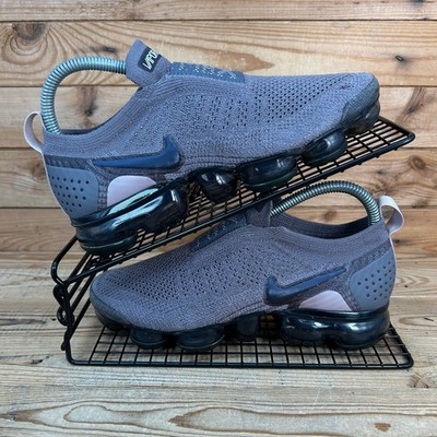 Nike Turnschuhe Damen Größe UK 4 Air VaporMax Moc 2 Gunsmoke Grau Slipper Schuhe