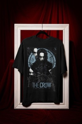 The Crow Gothic Movie Graphic T-Shirt Black Dark Fantasy Unisex Tee - S592