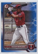 2022 Bowman Draft Blue 16/150 Yasser Mercedes #BD-11 2r7