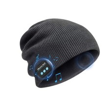 Bluetooth Beanie Cap Wireless Headphone Music Hat with Stereo Speakers, Winte...