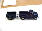 Vintage 1957 Tonka Stepside Blue Pickup Truck Trailer Set Pressed Steel Toy