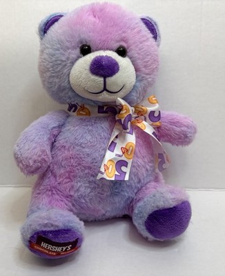 Hershey s Chocolate World Plush Bear 10  Pastel Tie Dye 50th Anniversary