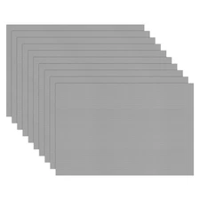 10Pcs 3mm Corrugated Plastic Sheets, 12 x 18 Inch Corrugated Poster Board Gray