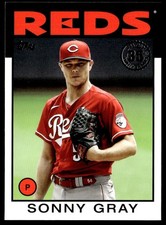 2021 Topps 1986 Baseball 35th Anniversary Sonny Gray Cincinnati Reds #86B-72