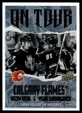 2024-25 Upper Deck On Tour Black Parallel Nazem Kadri / Yegor Sharangovich