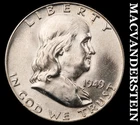 1949 Franklin Half Dollar- FBL- Silver- Choice Gem Brilliant Unc Luster #K2138