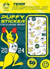 Australian Olympic Team: Puffy Sticker Colouring Book Paperback Book