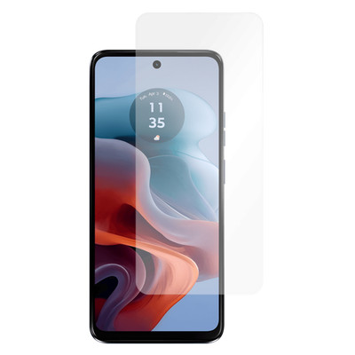 Panzerfolie Schutzglas Motorola Moto G34 Displayschutz - Cazy - Transparant