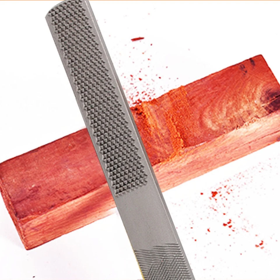4 in 1 Carbon Steel Carpentry Woodworking Wood Carving Hand Tool Rasp File - Image 2 of 4