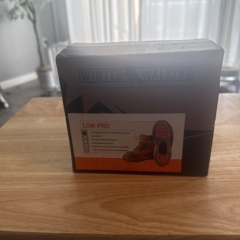 Winter Walking Low-Pro Ice Cleats Size Small  New In Box - Ships FREE