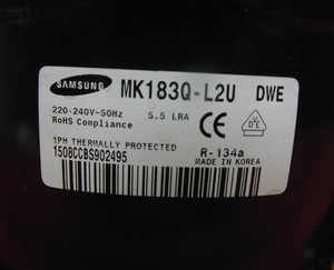 Amerikanische Kühl-Gefrierkombination DAEWOO FRS-U20DCB KOMPRESSOR