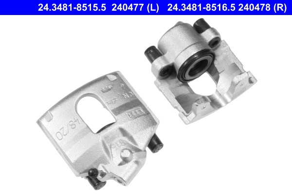 Vorderachse Rechts ATE 24.3481-8516.5 Bremssattel FüR Ford,Mazda-image