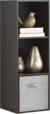 3 Cube Storage Organizer 3 Tier Stackable MDF Wood Bookcase Open Storage Display