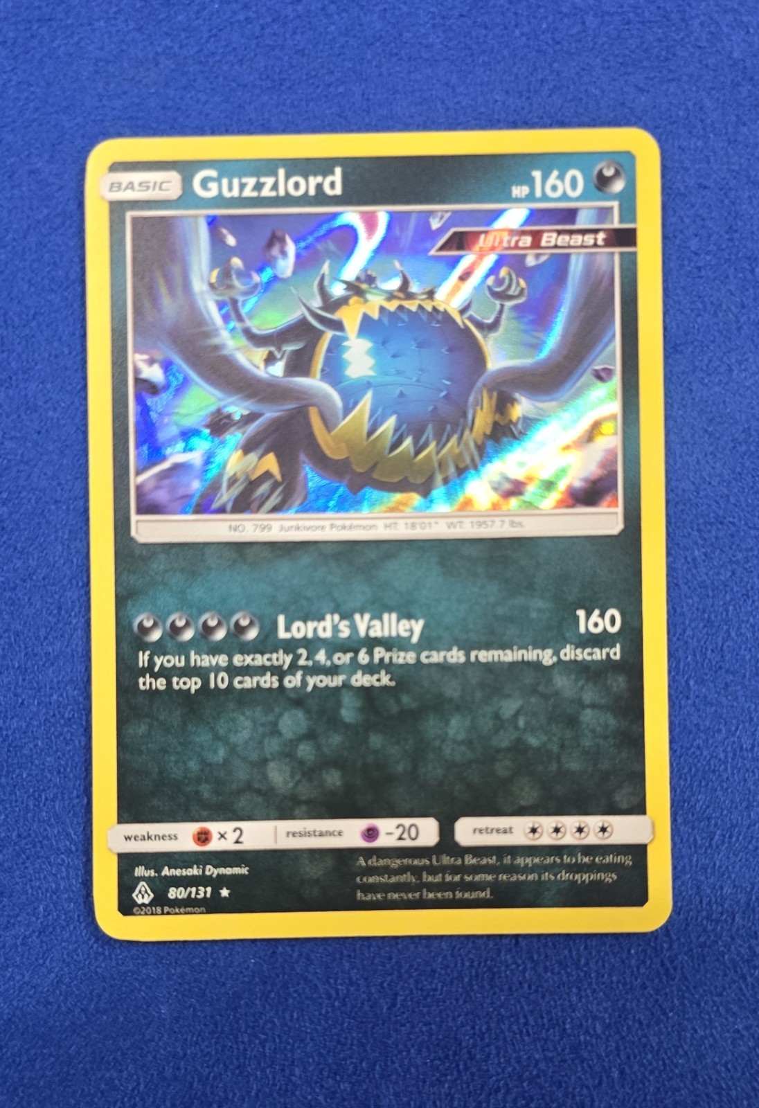Guzzlord 80/131 Sm-Forbidden Light Holo