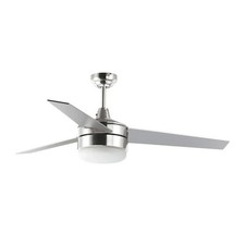 Basic Max 52 Inch Indoor Ceiling Fan with Light Kit III by Maxim - 89909FTSNBK