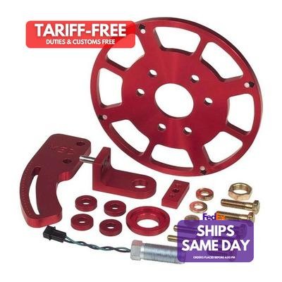 Msd Ignition 8620, Kit Red Aluminum Bbc Crank Trigger Kit Performance Parts