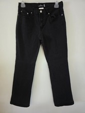 Jordache Women's Black Low-Rise Straight Leg Jeans - 9/10 Regular