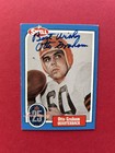 Cleveland Brown HOF QB Otto Graham (not personalized) Autographed Swell HOF Card
