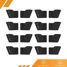 8 Pair Wall Mount Pot Lid Holder Lid Organizer for Kitchen Fits Black