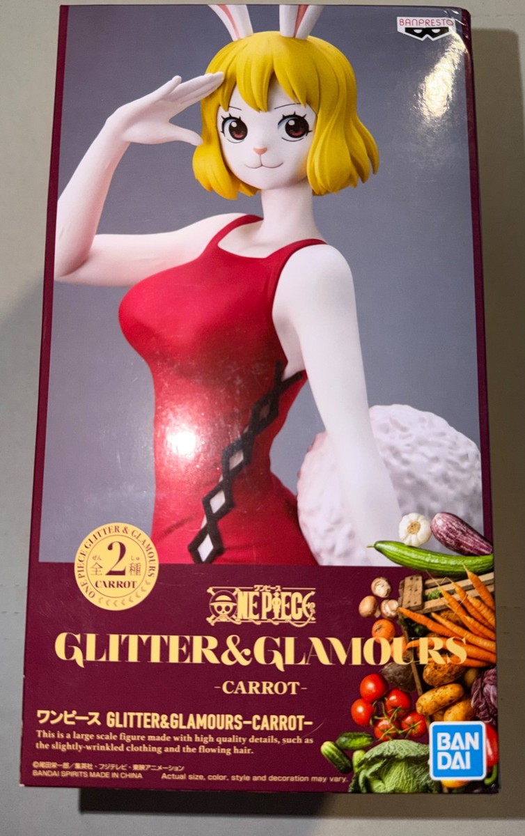 Banpresto One Piece Carrot Glitter Glamours Red Dress Anime Action