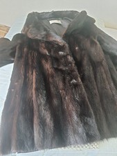 minx fur coat brown excellent condition