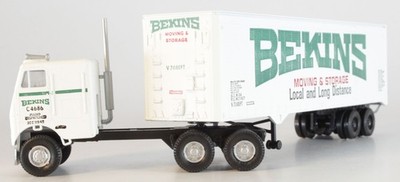 Athearn HO Bekins Van & Storage 40' Freightliner highway trailer blue box 5481