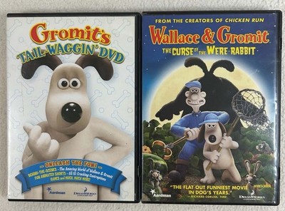Wallace & Gromit DVD Lot of 2: Curse of the Were-Rabbit & Gromit's Tail Waggin