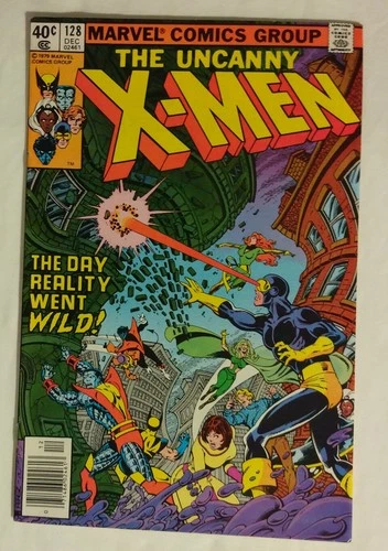X-Men #128 1979 Vintage Marvel Comic Wolverine Cyclops Nightcrawler Phoenix