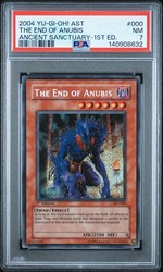 The End of Anubis AST-000 Secret Rare 1st Edition Ancient Sanctuary