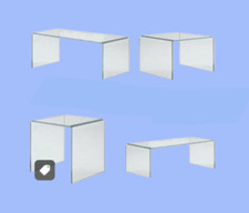 Acrylic Display Shelves Risers Plinths Various Sizes Stands for Collectables