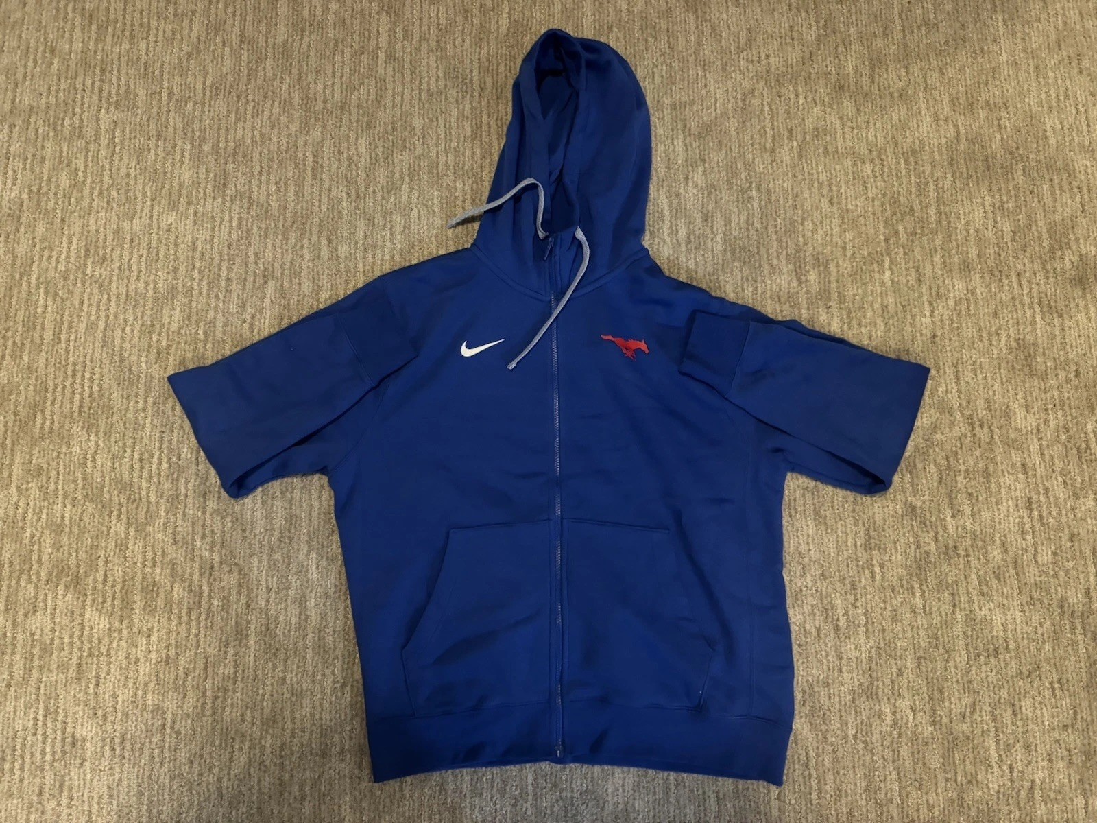 Nike Dallas SMU Mustangs Hoodie Blue, Size L