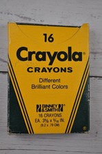 Crayola Crayons 16 Pack Vintage 1985 Binney  Smith USA