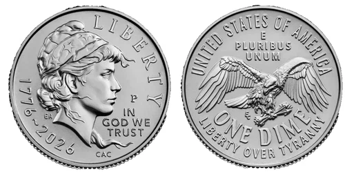 1776-2026 P Sealed Liberty Dimes Federal Reserve Wrapped Rolls BU **IN HAND**