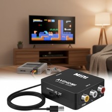 High Definition RCA to HDMI Converter - Compact & Compatible with All Devices