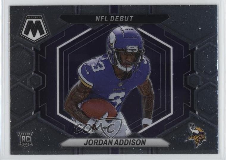 2023 Panini Mosaic NFL Debut Jordan Addison #ND-14 Rookie RC 12g7