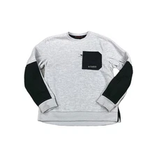 Alaskan Hardgear by Duluth Trading Co Sweatshirt Mens Medium Gray Black Fleece