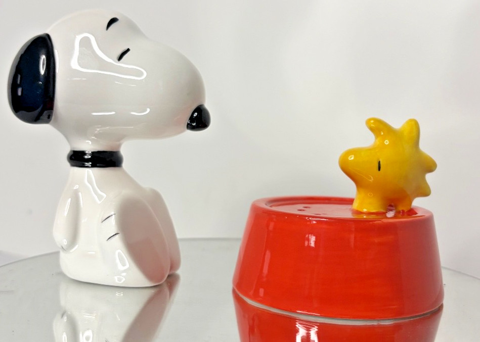 Peanuts Collection Snoopy & Woodstock Salt And Pepper Shakers - Treasure Craft