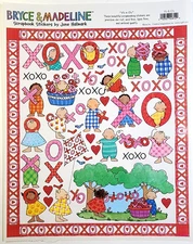 Babies Toddlers Love Kisses Bryce & Madeline RARE Creative Imaginations Stickers