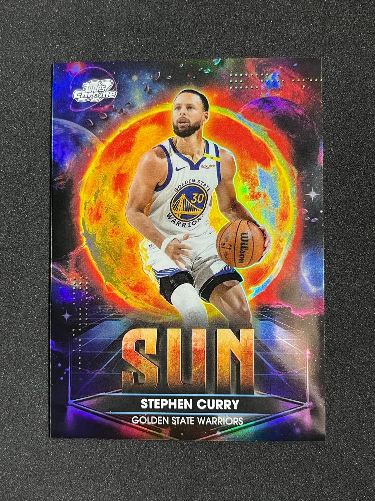 2025-26 Topps Cosmic Chrome - Planetary Pursuit Stephen Curry #PPS-3 Sun