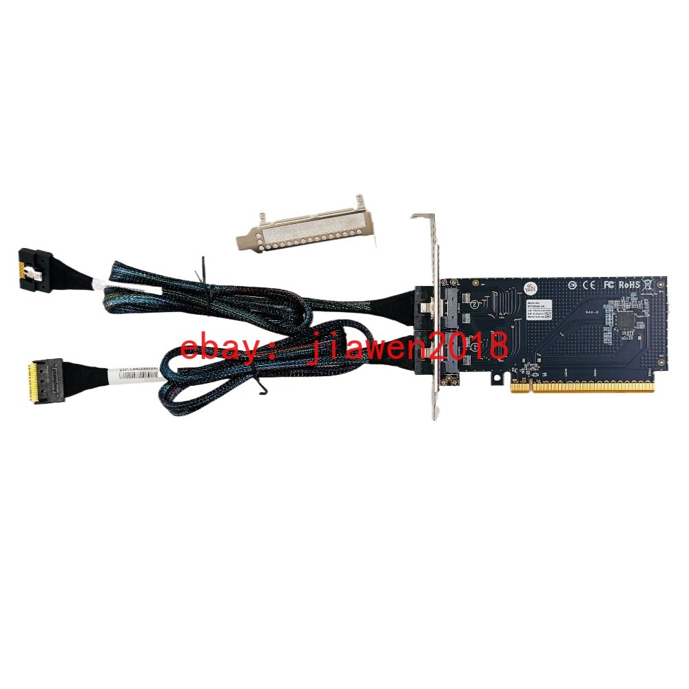 External PCI Express x16 to 2*SlimSAS 8i Adapter PCI-E TO SFF-8654