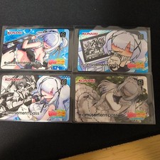 Mahjong Fight Girl e-amusement pass 4 cards Comical Smash Swimsuit 1 piece each
