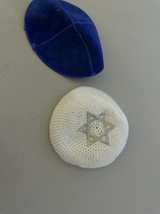 2 Kippah Judaica Kippahas