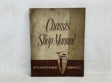1960 Pontiac Original Chassis Shop Manual Catalina Ventura Star Chief Bonneville