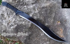 Custom Handmade Carbon Steel Blade Viking Machete Sword | Hunting Sword Camping
