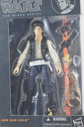 Figura de acción Hasbro Han Solo The Black Series #08 Orange Line 2013 6" - Imagen 2 de 5