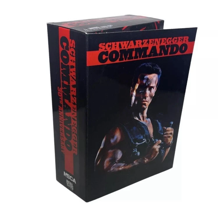 Figura de acción NECA Ultimate Commando John Matrix Schwarzenegger 7" modelo juguetes Foto 2 de 4