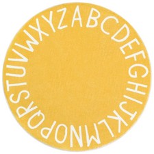 Topotdor Round Kids Play Rug Alphabet Nursery Area Rug Extra Large Soft Crawling