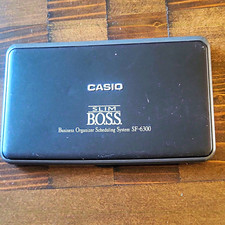 Casio BOSS Slim SF-6300 PDA 64KB B W LCD 240x160 Cal/Calc/Alarm MPN