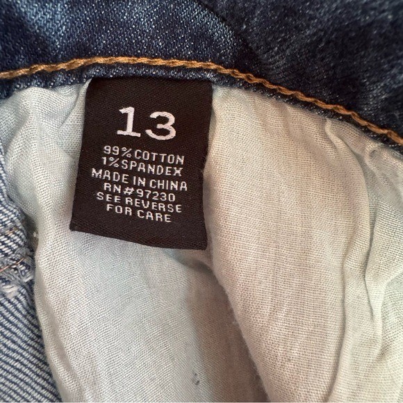 Almost Famous Contrast Patchwork Denim Flare Jean… - image 4