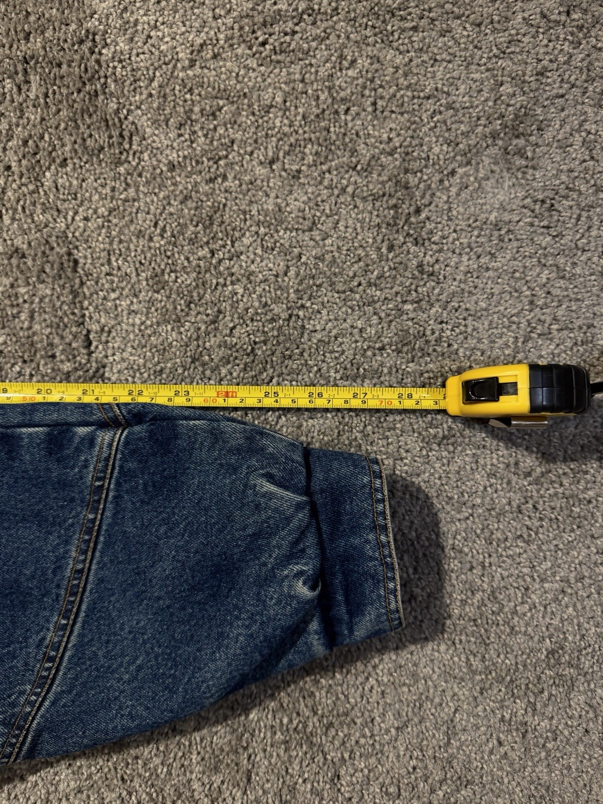 “ Current Seen” Vintage Denim Patchwork Coat -  W… - image 11